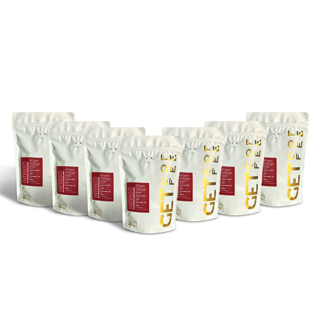 Café Especial 1,750kg Intenso e Marcante Kit 7 pacotes 250g