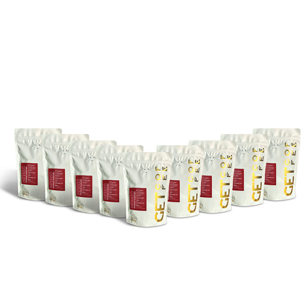 Café Especial 2,250kg Intenso e Marcante Kit 9 pacotes 250g