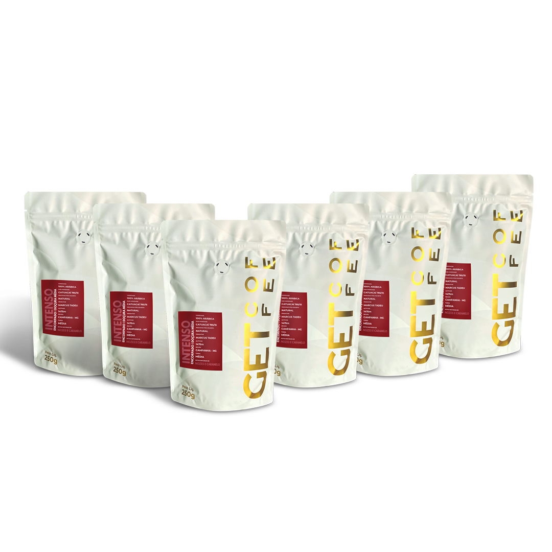 Café Especial 1,500kg Intenso e Marcante Kit 6 pacotes 250g