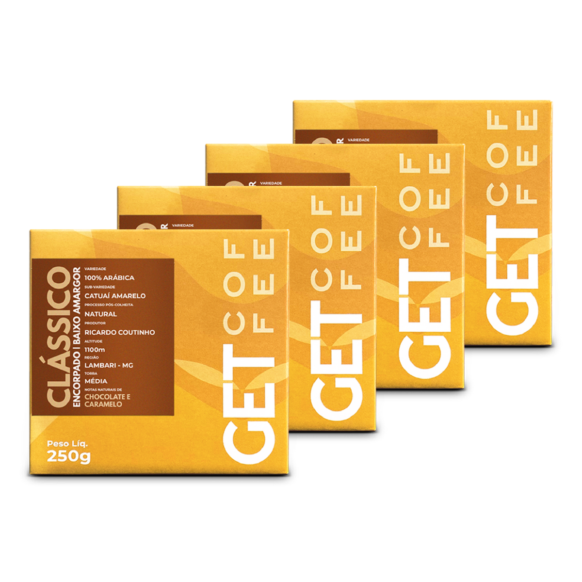 Café Especial 1Kg Clássico Encorpado Kit 4 Pacotes 250g