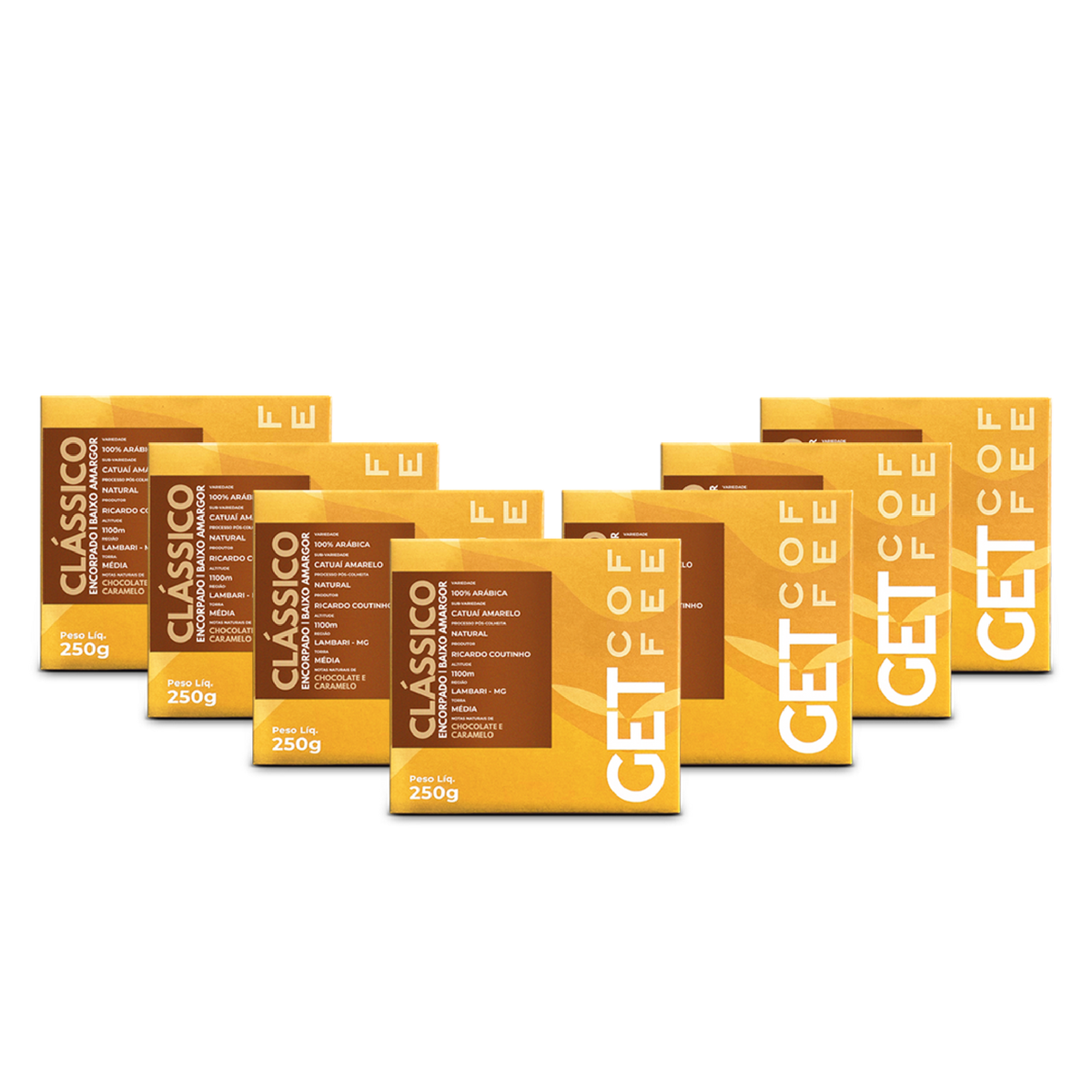 Café Especial 1,75Kg Clássico Encorpado Kit 7 Pacotes 250g