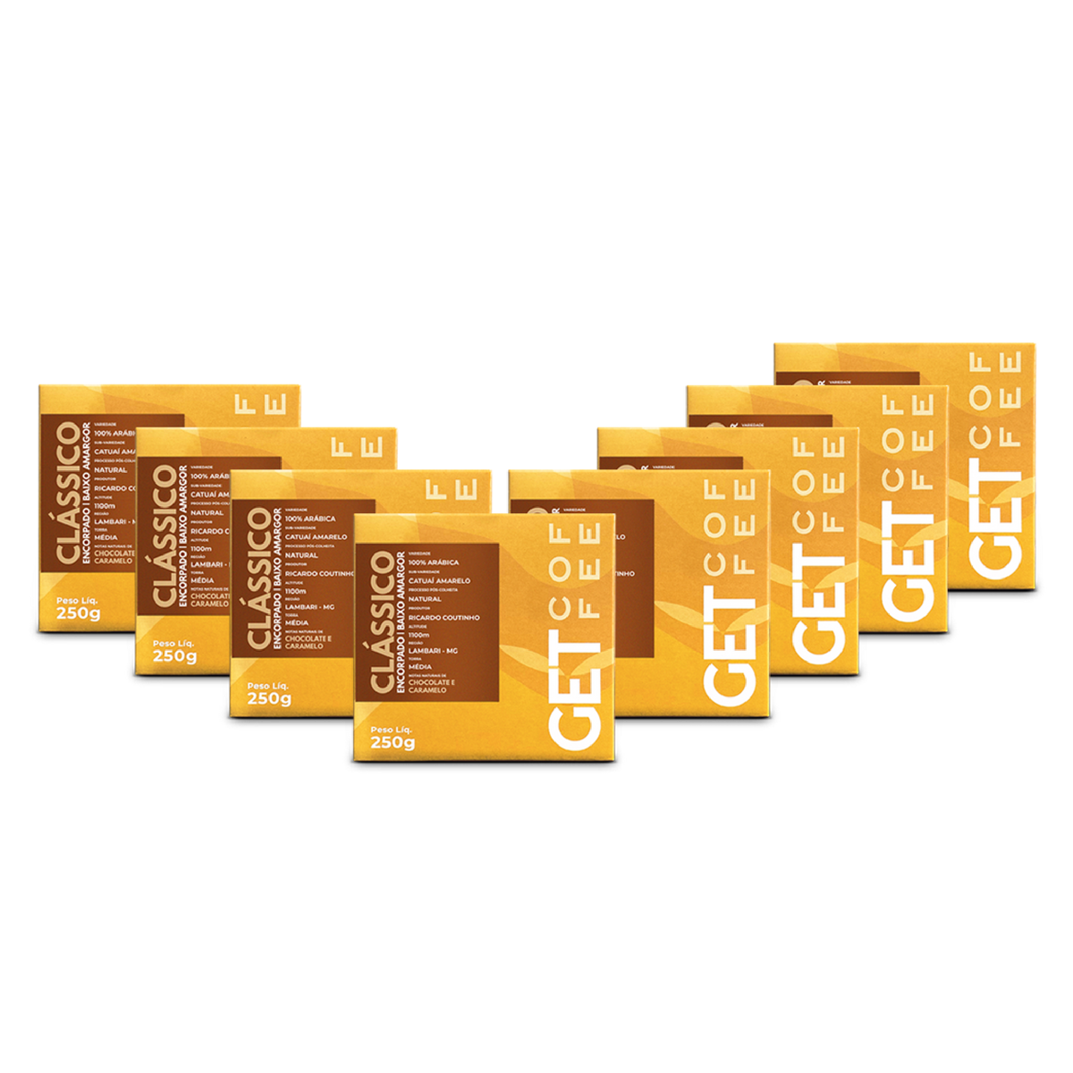 Café Especial 2Kg Clássico Encorpado Kit 8 Pacotes 250g