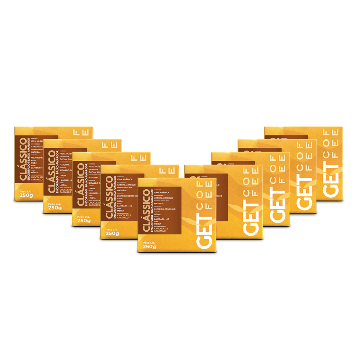 Café Especial 2,25Kg Clássico Encorpado Kit 9 Pacotes 250g