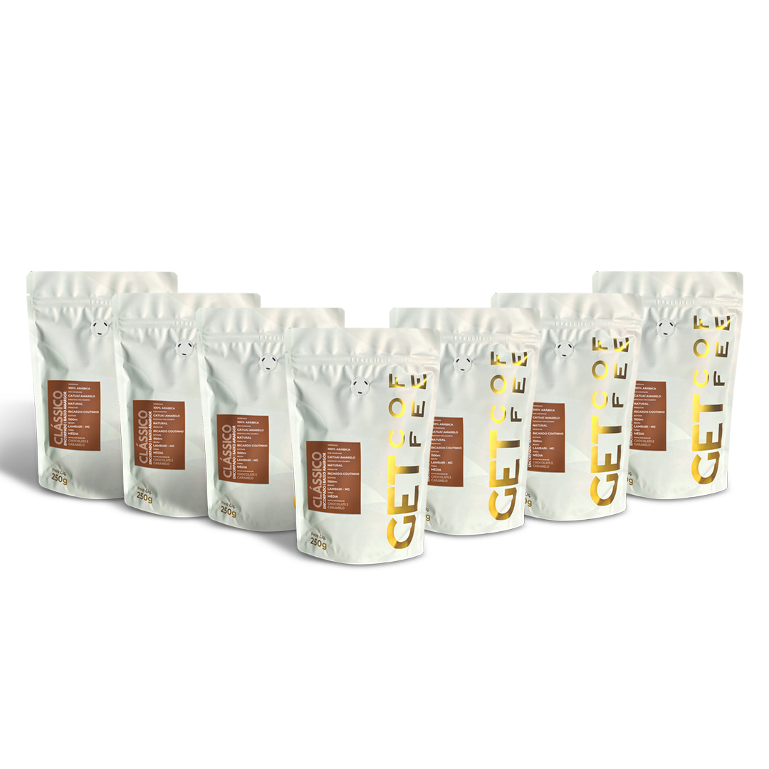 Café Especial 1,75Kg Clássico Encorpado Kit 7 Pacotes 250g