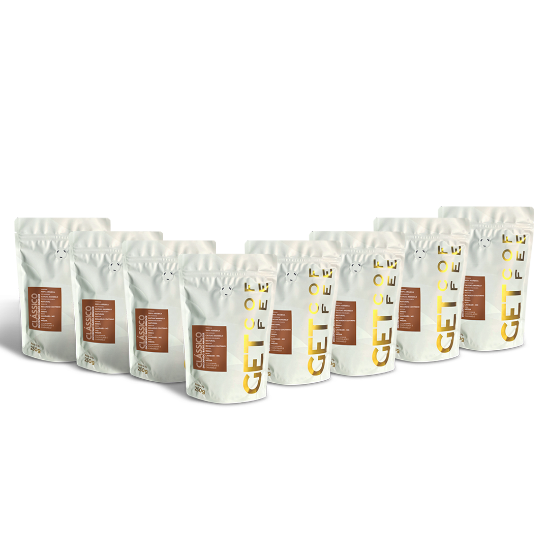 Café Especial 2Kg Clássico Encorpado Kit 8 Pacotes 250g