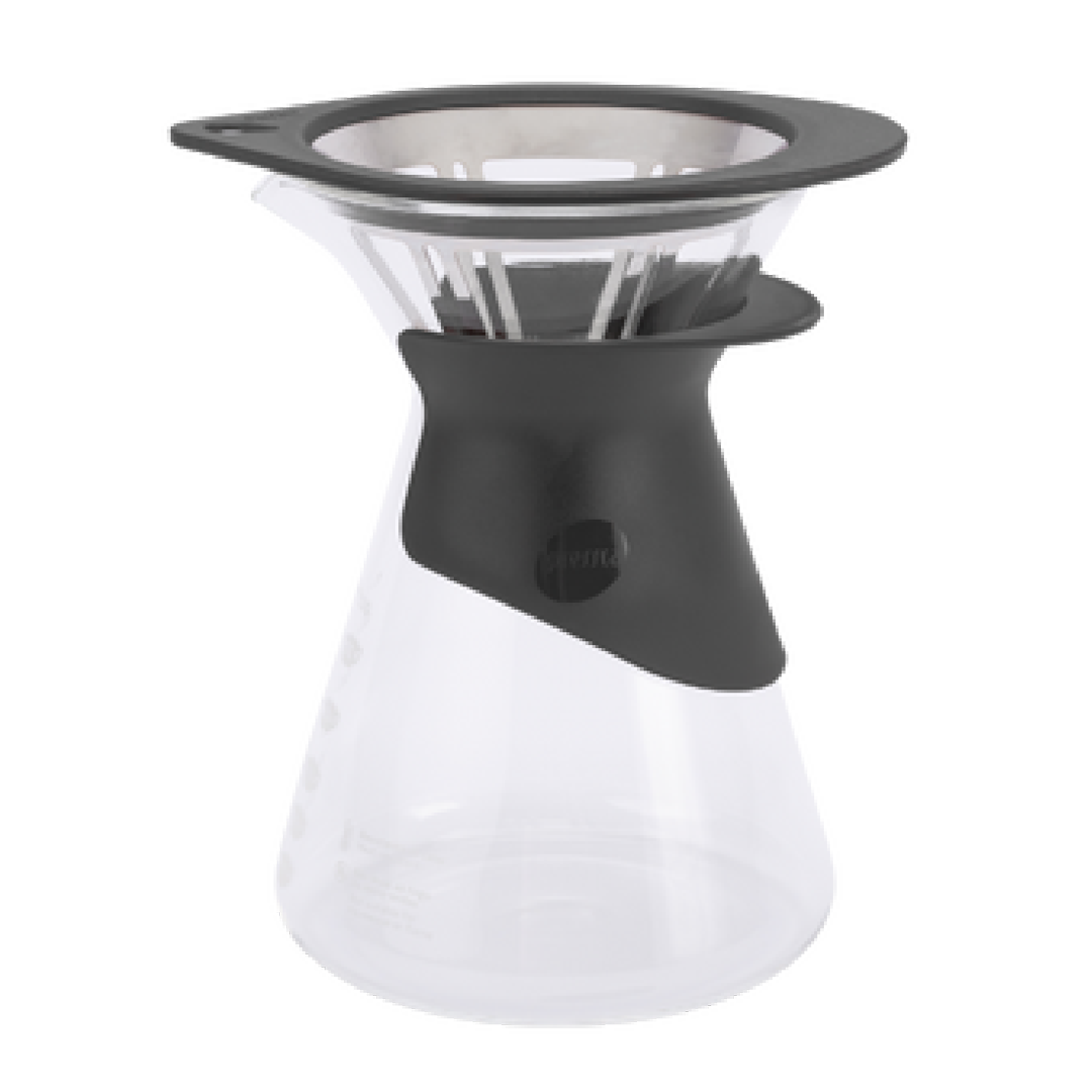 FLUIRE - CONJUNTO PARA PASSAR CAFÉ - PRETO