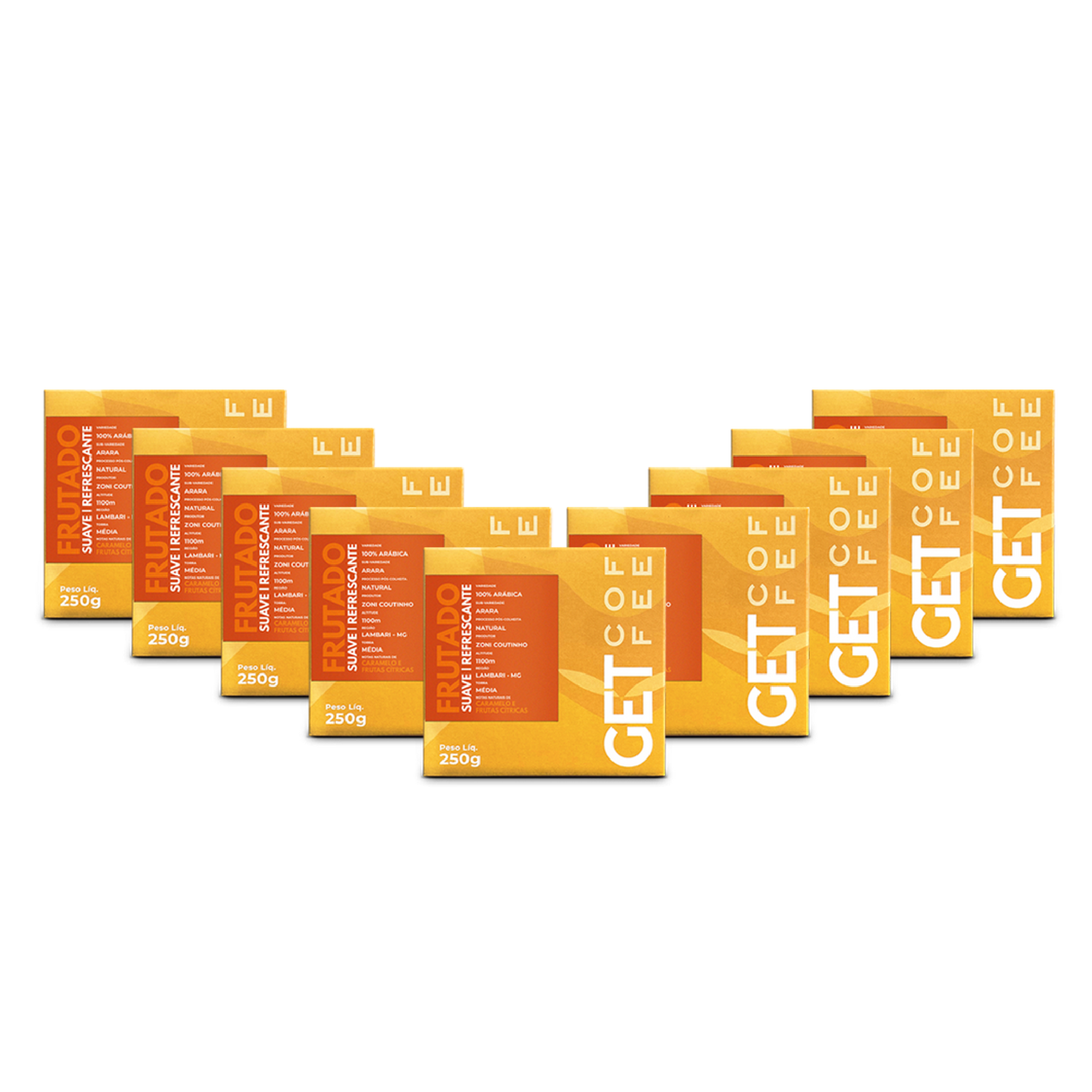Café Especial 2,25Kg Frutado e Suave Kit 9 pacotes 250g