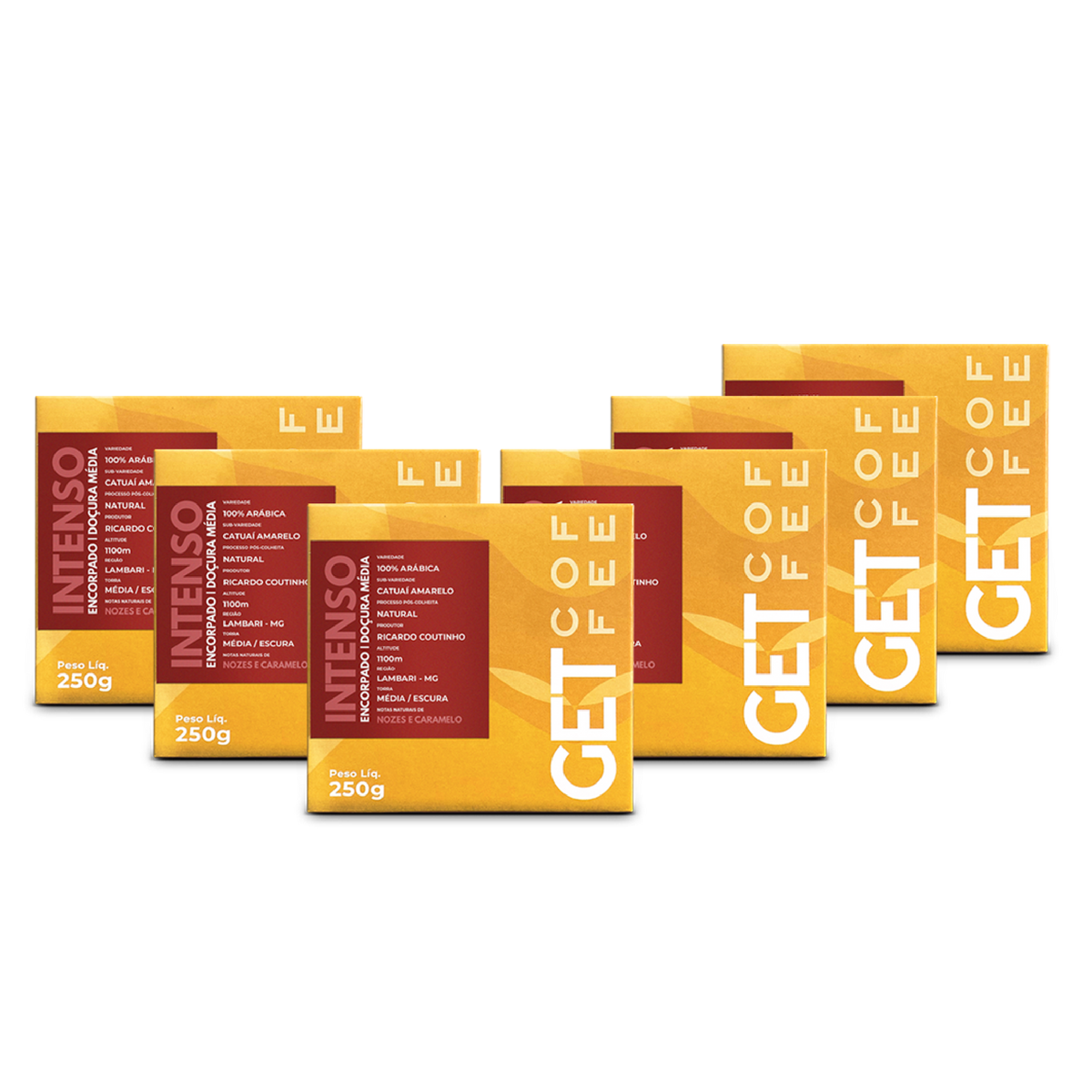 Café Especial 1,500kg Intenso e Marcante Kit 6 pacotes 250g