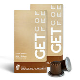 KIT CÁPSULA - CAFÉ ESPECIAL - CHOCOLATE CARAMELO - 2 CAIXAS (20 CÁPSULAS)