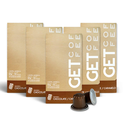 Kit 5 Caixas Cápsula Café Especial Clássico Encorpado 10 cápsulas cada
