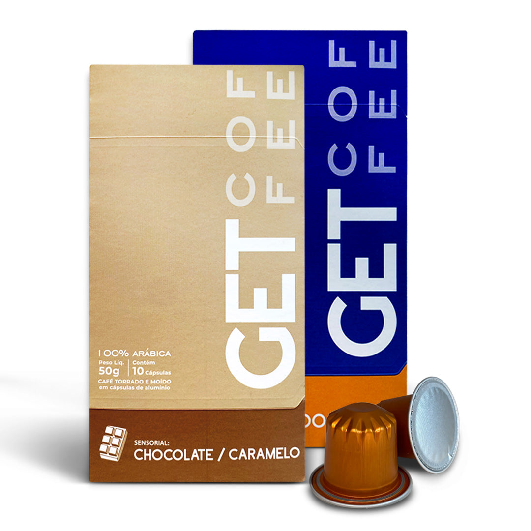 KIT DEGUSTAÇÃO CÁPSULA - CAFÉ ESPECIAL - 2 CAIXAS (20 CÁPSULAS)