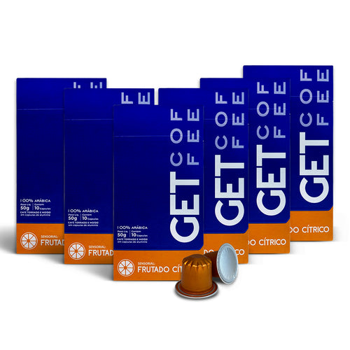 Kit 6 caixas Cápsula Café Especial Frutado e Suave 10 cápsulas cada
