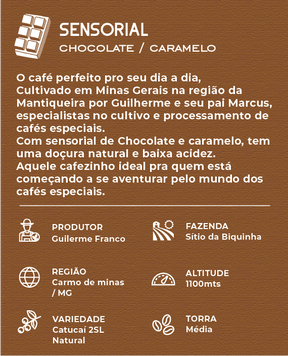 KIT DRIP COFFEE - CAFÉ ESPECIAL - 7 CAIXAS (70 SACHÊS) - CHOCOLATE CARAMELO