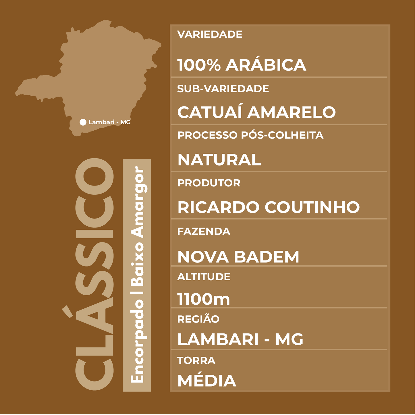 Cápsula Café Especial Clássico Encorpado caixa 10 cápsulas