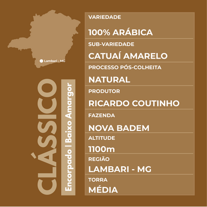 Cápsula Café Especial Clássico Encorpado caixa 10 cápsulas