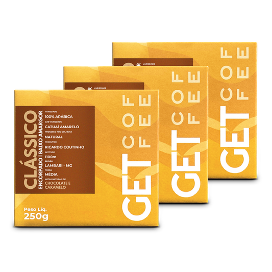 Café Especial 750g Clássico Encorpado Kit 3 Pacotes 250g