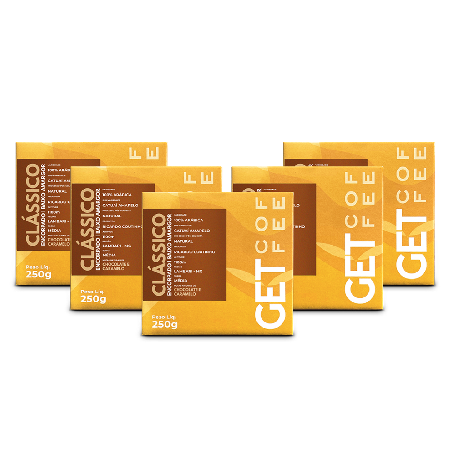 Café Especial 1,25Kg Clássico Encorpado Kit 5 Pacotes 250g