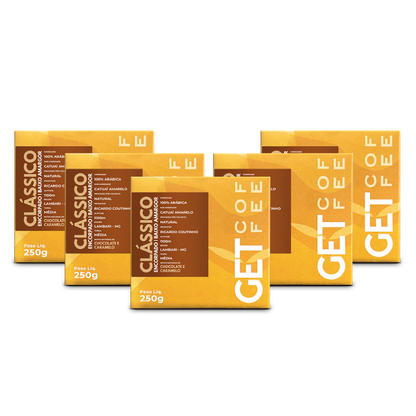 Café Especial 1,25Kg Clássico Encorpado Kit 5 Pacotes 250g
