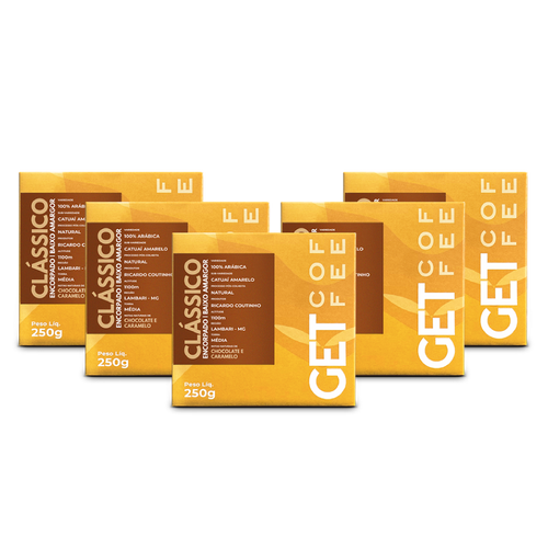 Café Especial 1,25Kg Clássico Encorpado Kit 5 Pacotes 250g