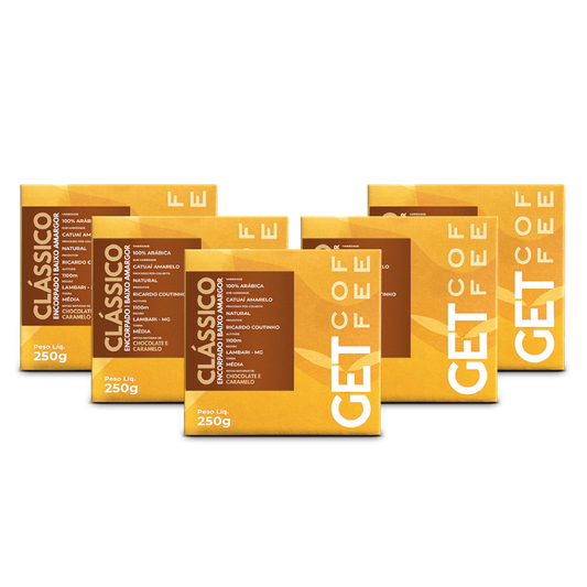 Café Especial 1,25Kg Clássico Encorpado Kit 5 Pacotes 250g