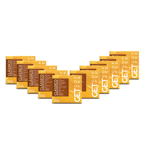 Café Especial 2,50Kg Clássico Encorpado Kit 10 Pacotes 250g