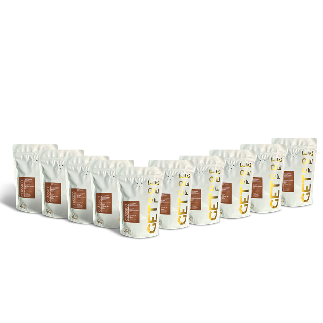 Café Especial 2,50Kg Clássico Encorpado Kit 10 Pacotes 250g