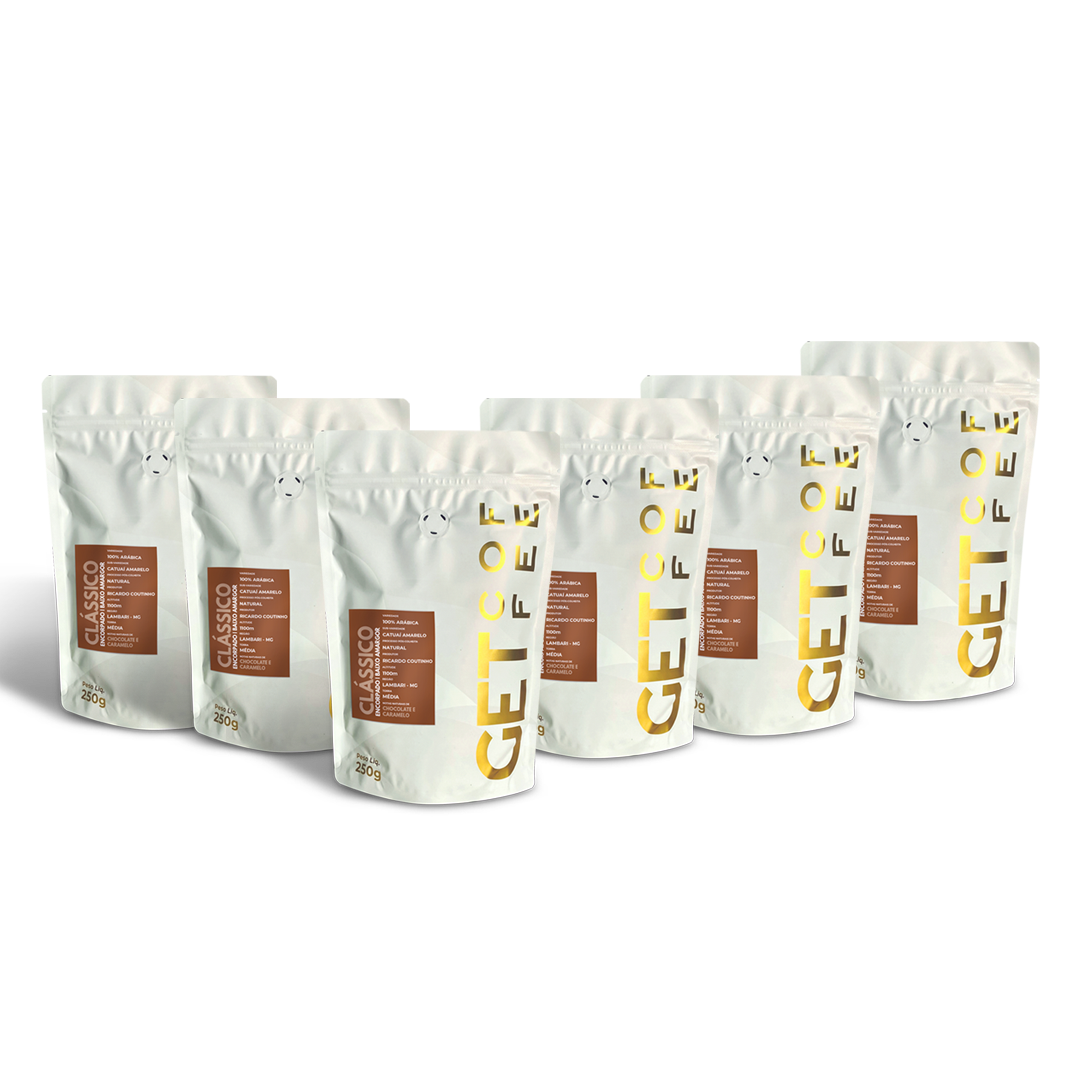 Café Especial 1,50Kg Clássico Encorpado Kit 6 Pacotes 250g