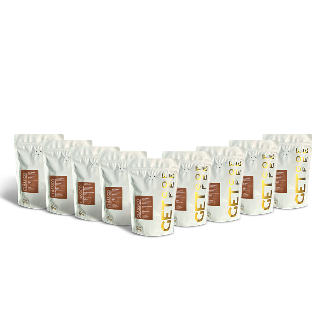 Café Especial 2,25Kg Clássico Encorpado Kit 9 Pacotes 250g