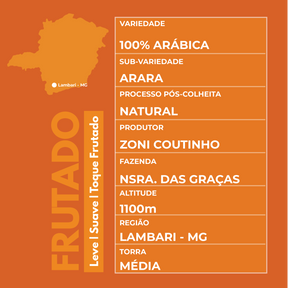 Café Especial 750g Frutado e Suave Kit 3 pacotes 250g