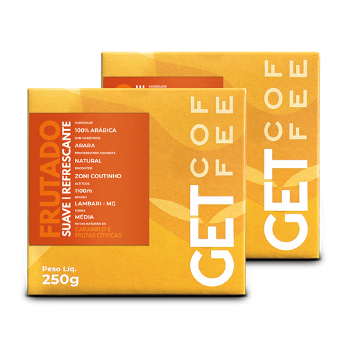 Café Especial 500g Frutado e Suave Kit 2 pacotes 250g