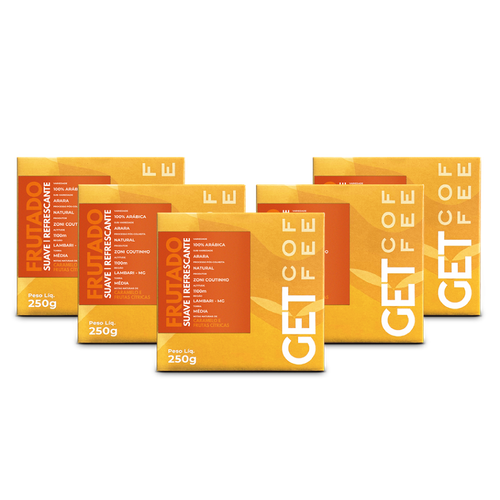 Café Especial 1,25Kg Frutado e Suave Kit 5 pacotes 250g