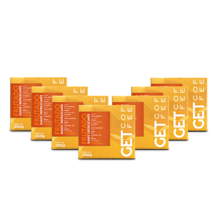Café Especial 1,75Kg Frutado e Suave Kit 7 pacotes 250g