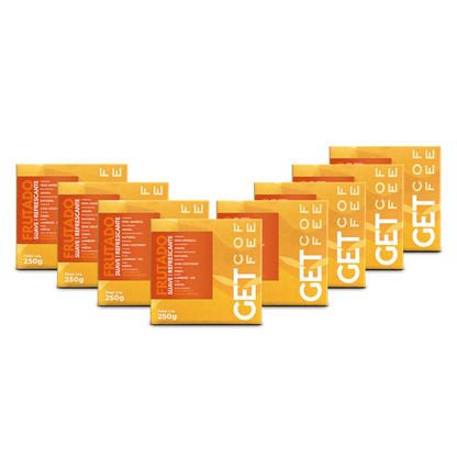 Café Especial 2Kg Frutado e Suave Kit 8 pacotes 250g