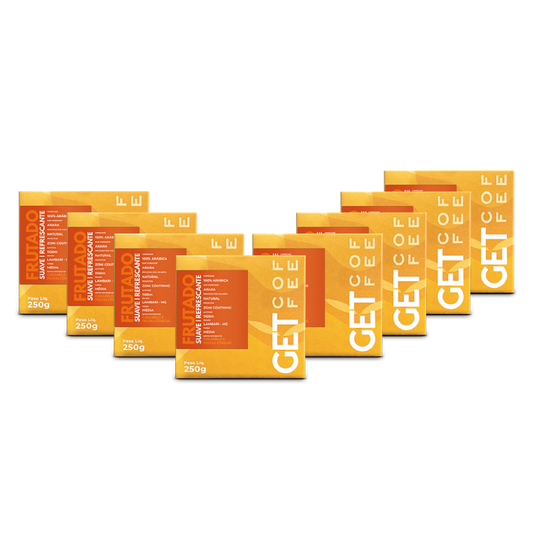 Café Especial 2Kg Frutado e Suave Kit 8 pacotes 250g