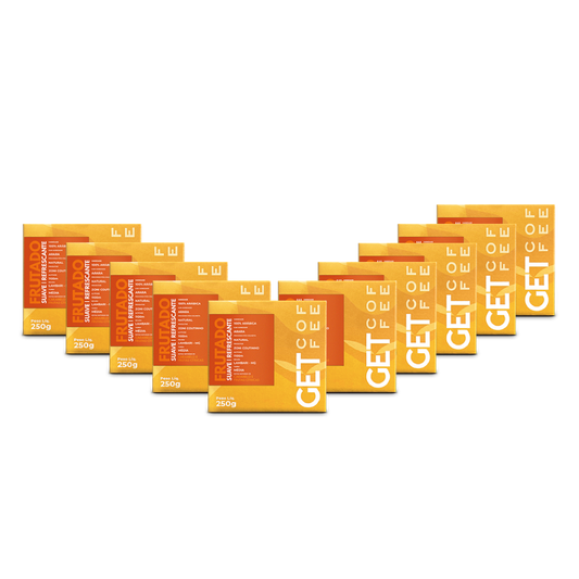 Café Especial 2,5Kg Frutado e Suave Kit 10 pacotes 250g