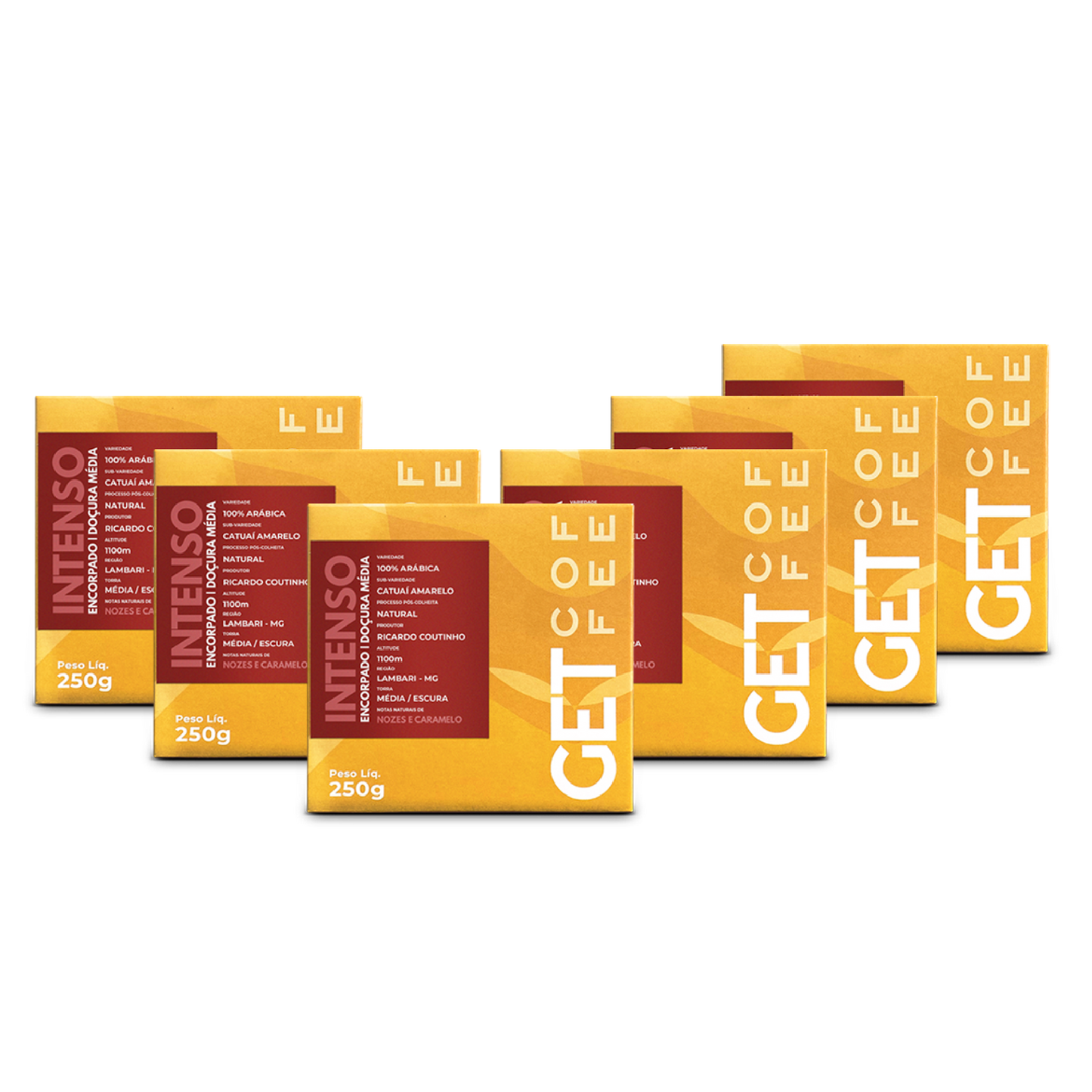 Café Especial 1,500kg Intenso e Marcante Kit 6 pacotes 250g