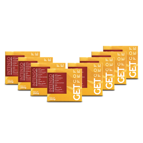Café Especial 2kg Intenso e Marcante Kit 8 pacotes 250g