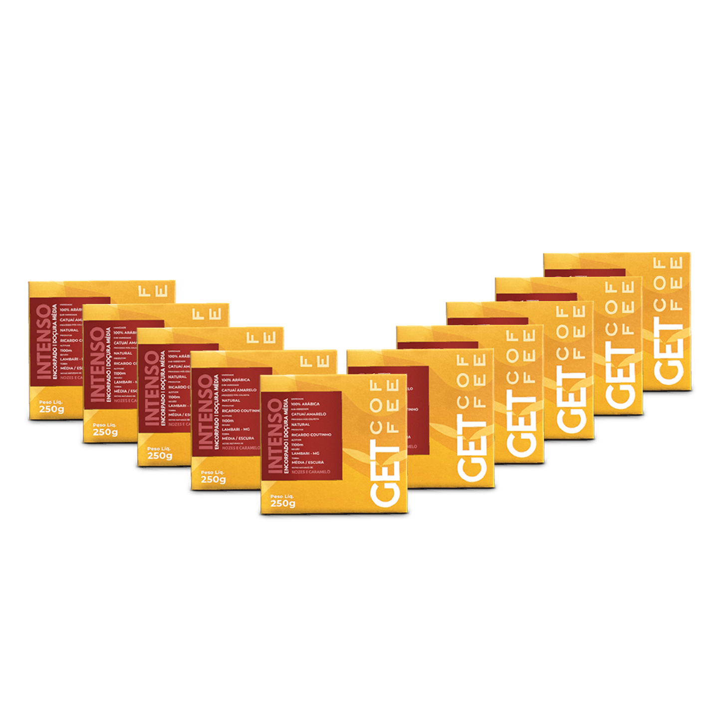 Café Especial 2,500kg Intenso e Marcante Kit 10 pacotes 250g