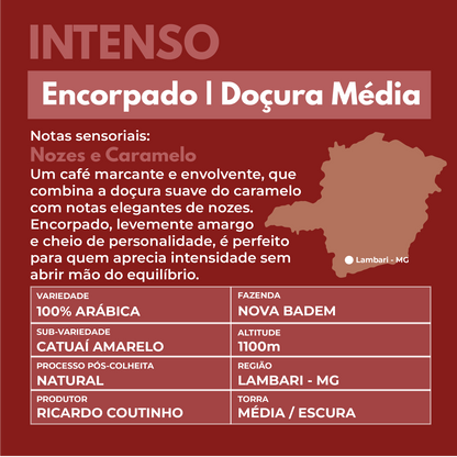Kit Degustação café especial 2 Pacotes 250g