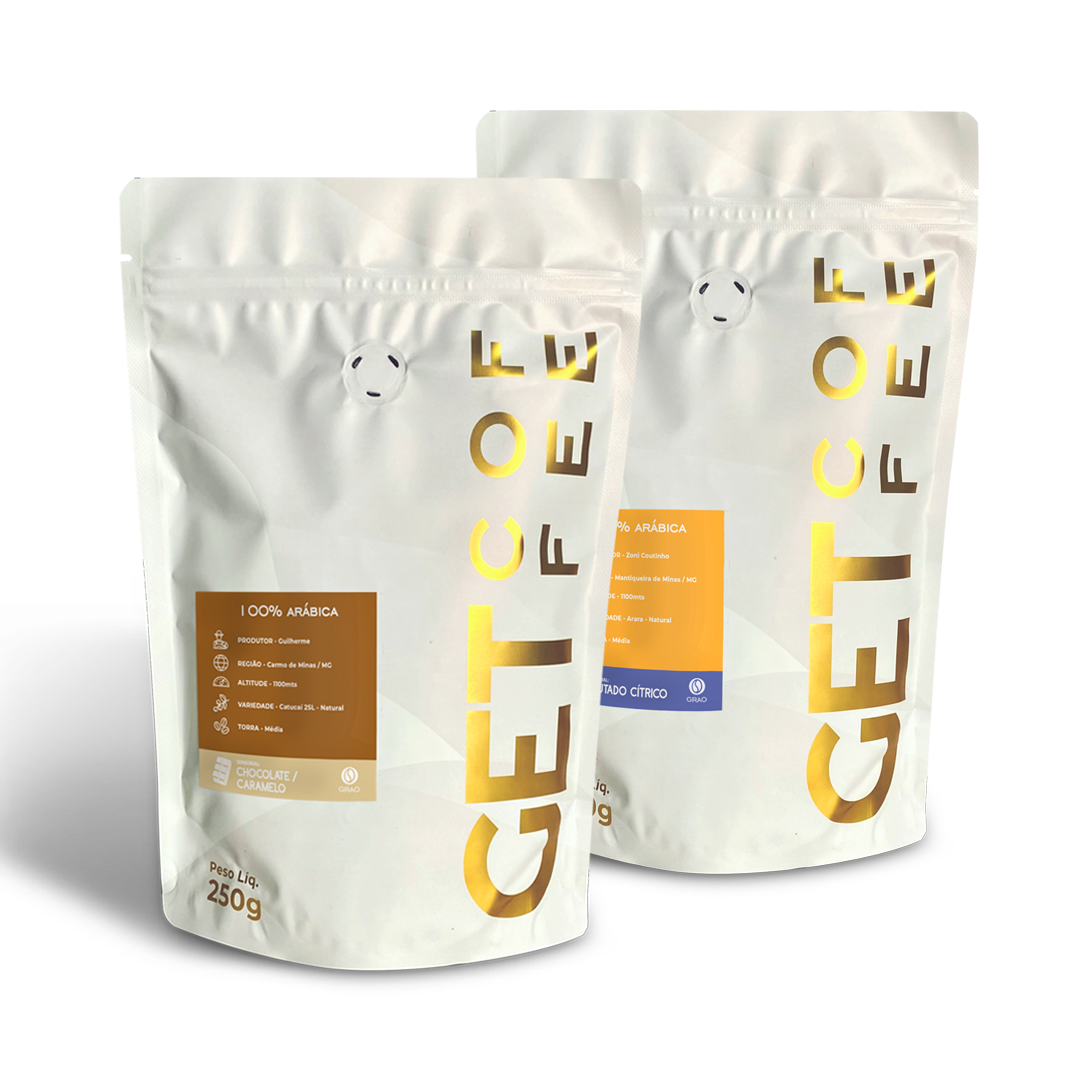 Kit degustação Café Especial 2 pacotes 250g