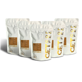 KIT CAFÉ ESPECIAL - 5 PACOTES 250G (1,250KG) - CHOCOLATE / CARAMELO