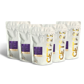 KIT CAFÉ ESPECIAL - 5 PACOTES 250G (1,250KG) - DOCE DE LEITE / BLUEBERRY