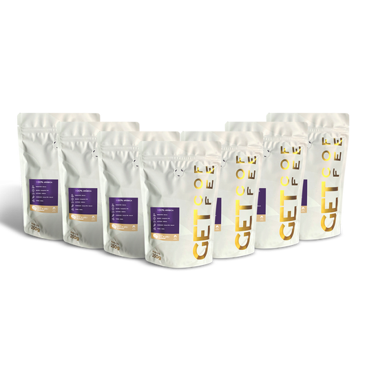 KIT CAFÉ ESPECIAL - 7 PACOTES 250G (1,750KG) - DOCE DE LEITE / BLUEBERRY