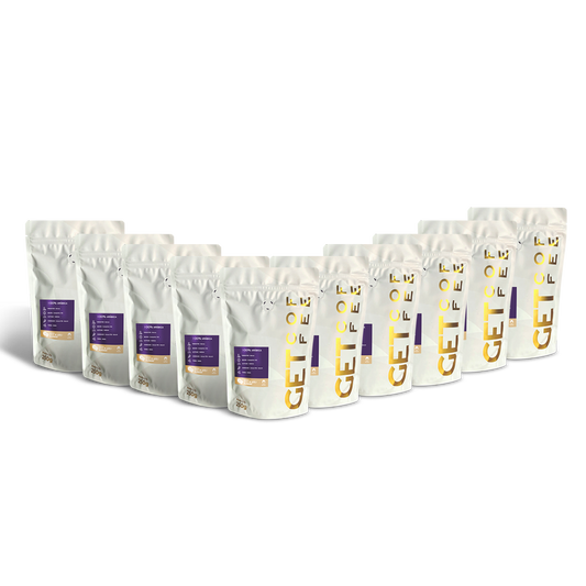 KIT CAFÉ ESPECIAL - 10 PACOTES 250G (2,500KG) - DOCE DE LEITE / BLUEBERRY