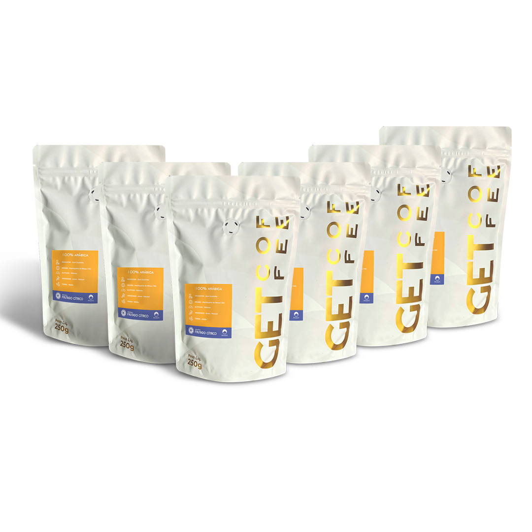 KIT CAFÉ ESPECIAL - 6 PACOTES 250G (1,500KG) - FRUTADO CÍTRICO