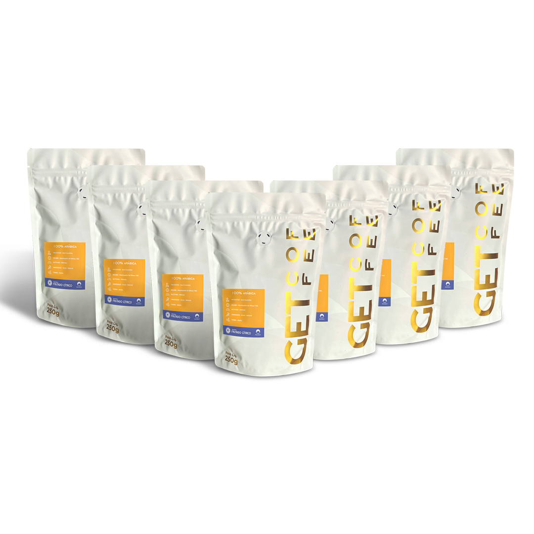 KIT CAFÉ ESPECIAL - 7 PACOTES 250G (1,750KG) - FRUTADO CÍTRICO