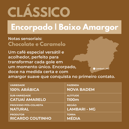 Kit Degustação café especial 2 Pacotes 250g